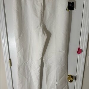 Kasper Classic White Pants